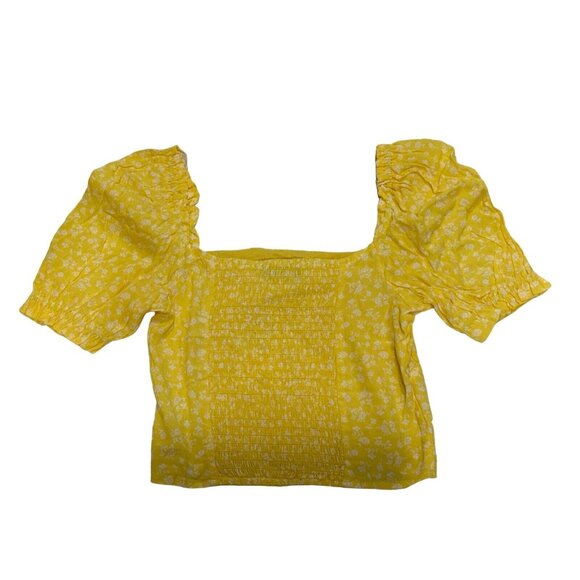 SOPHIE RUE Women's Yellow Top SMALL - Picture 4 of 8